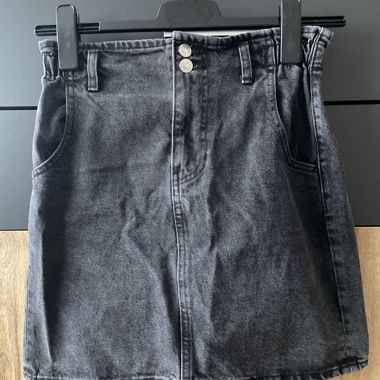 Jupe en jean noire