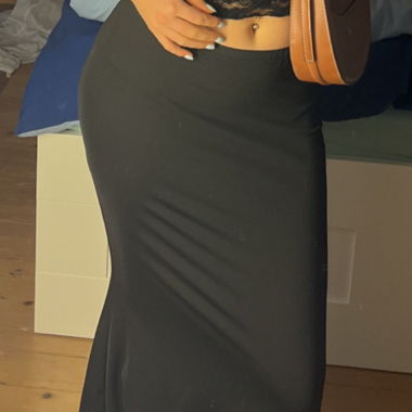 Gonna maxi nera