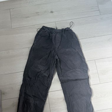 pantalon parachute côtelé 
