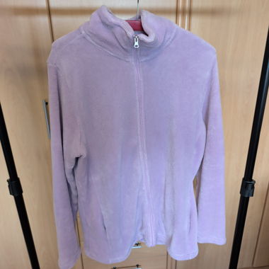 Pink fleece jacket
