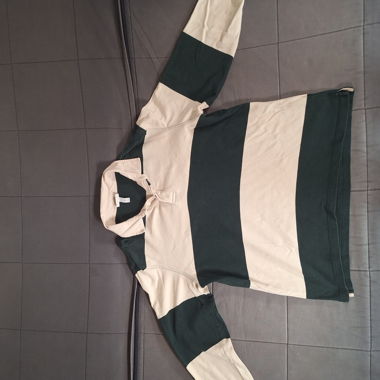 H&M maillot rugby à rayures à manches longues