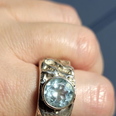 Fingerring silber Gr. 56