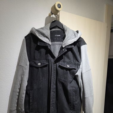 Veste grise jeans