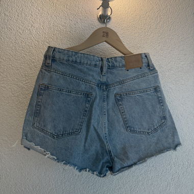 High-Waisted Denim Shorts