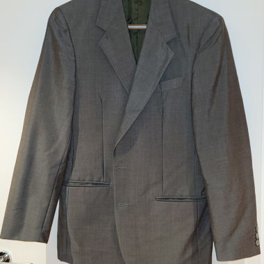 Herren Anzug, Gr. 48, olivgrün, Einreiher,2 Knöpfe