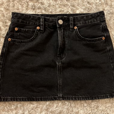 Gonna mini in denim Stradivarius