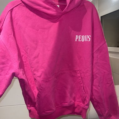 Felpa con cappuccio Pequs rosa