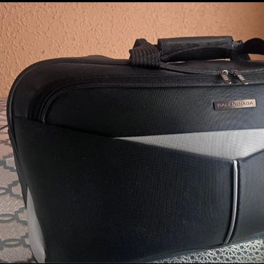 Sac de voyage Balenciaga noir et gris