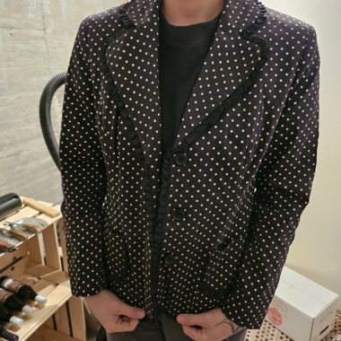 Blazer vintage à pois