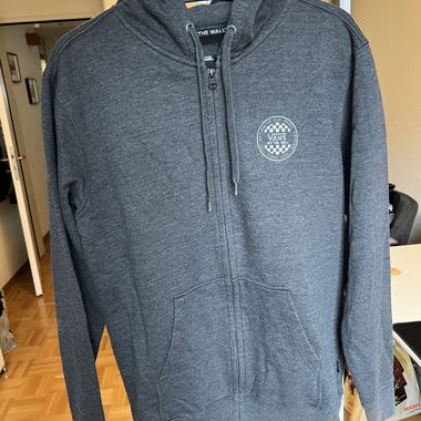 Giacca con zip Vans - colore grigio - taglia S