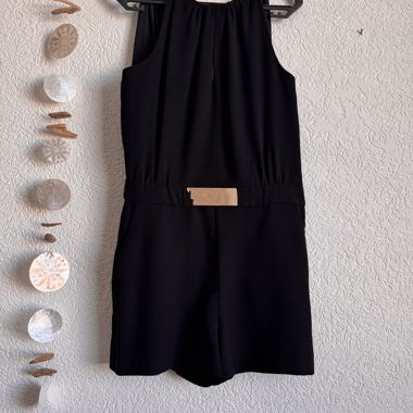 Combishort noir ZARA BASIC XS portée très peu 