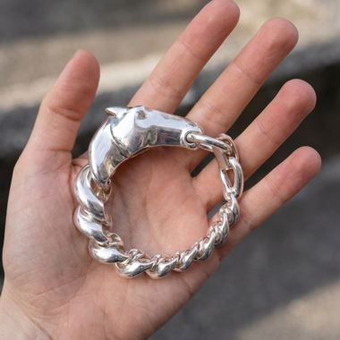 Bracelet en argent Hermès