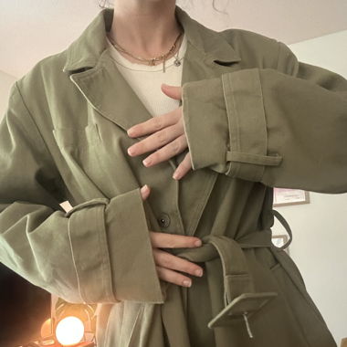 NA-KD Trench Coat