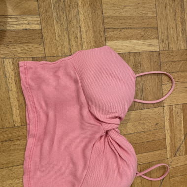 kurzes rosa Top