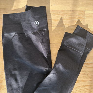 Seamless Yoga Leggings S - schwarz