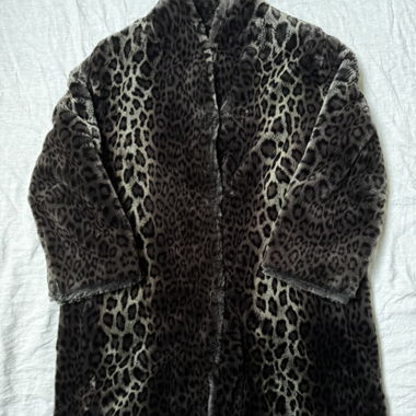 Leopard Faux Fur Coat