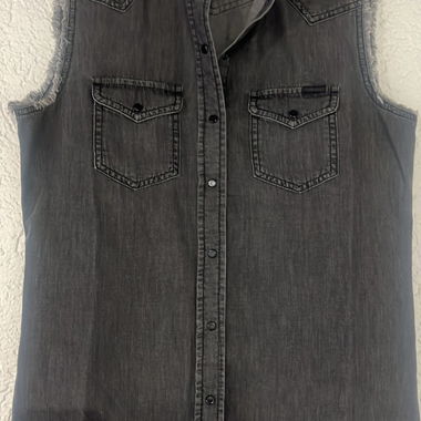 Camicia Diesel in denim senza maniche