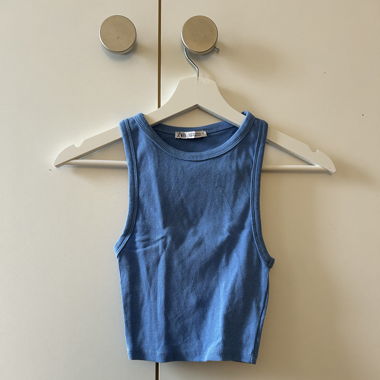 Blaues Top