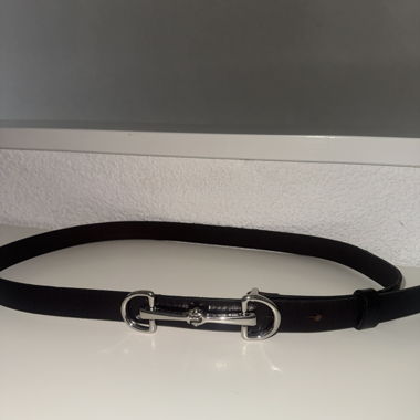 Dark Brown Leather Belt 