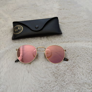 Occhiali da sole tondi in metallo Ray-Ban