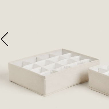 Cestino portaoggetti con scomparti ZARA HOME