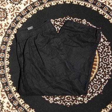 Black COS relaxed trousers