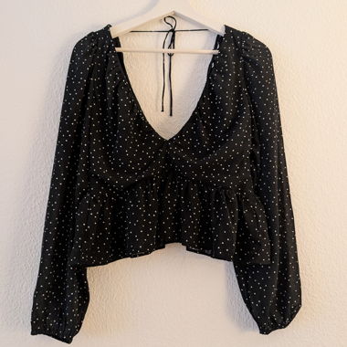 Blouse à pois