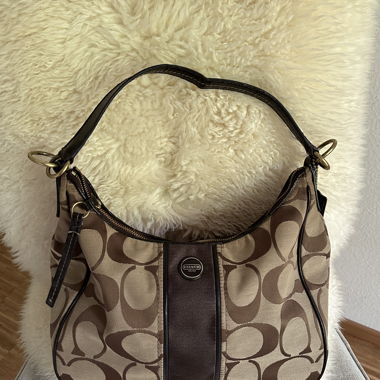 Coach Logo Schultertasche 2-Wege