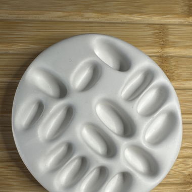 Assiette à Bijoux Blanche