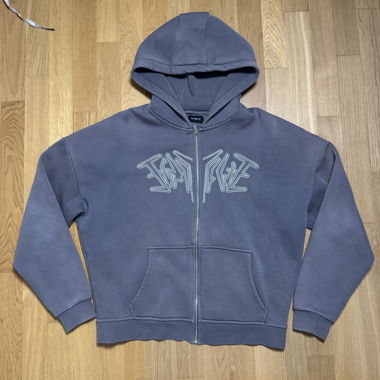 45keys felpa grigia con zip