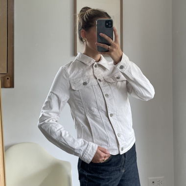 Weisse Denim-Jacke von Zadig & Voltaire