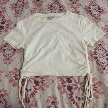 Clockhouse weisses Crop-T-Shirt S