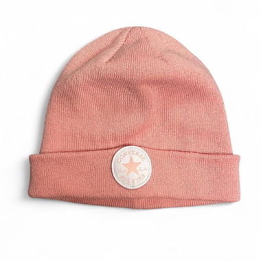 pink/salmon converse beanie