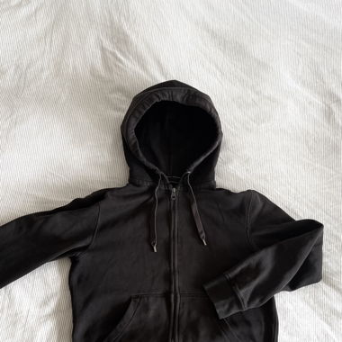 Black Zip Hoodie