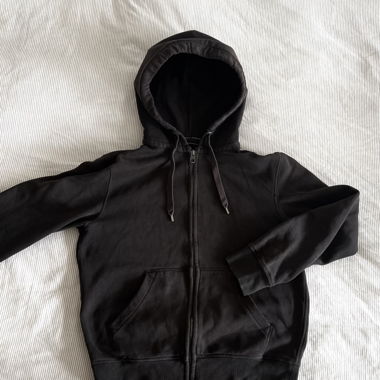 Black Zip Hoodie