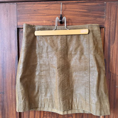Leather skirt