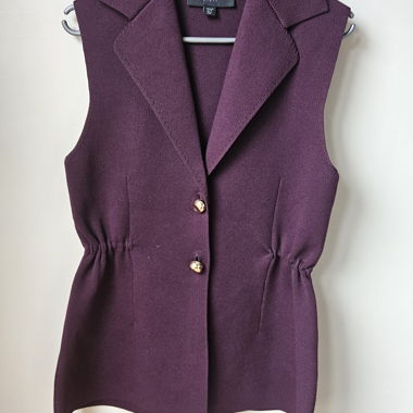 Violette Blazerweste