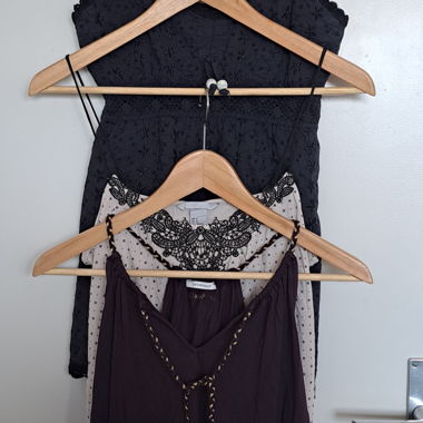 3er-Pack ärmellose Tops