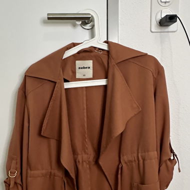 leichter Trenchcoat Rostbraun Gr. XS