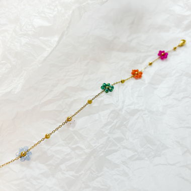 FLOWER Bracelet - 18k gold plated