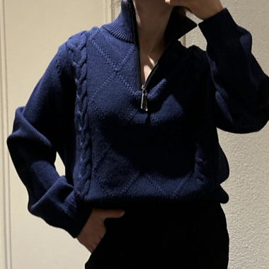 Vintage Navy Sweater