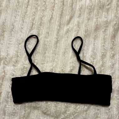 haut maillot de bain noir 