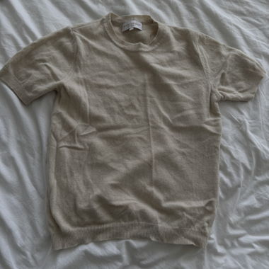 Beige Knit Top BIANCO&BLU
