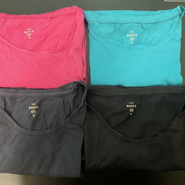 Lot de 4 T-shirts basiques