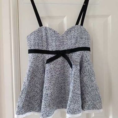 ZARA Tweed Camisole Top