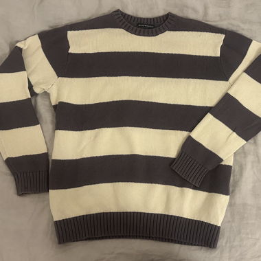 Striped Knit Sweater