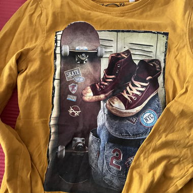 Yellow Kids Long-Sleeve T-Shirt 146/152