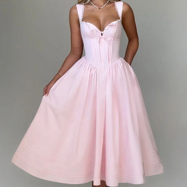 MARLENA ABITO MIDI - BLUSH di Babyboo