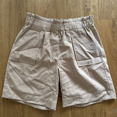 Beige NÜMPH Shorts mit Taschen L/40