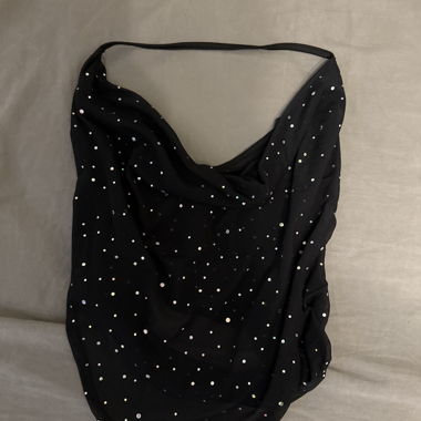 Collana Nera con Glitter